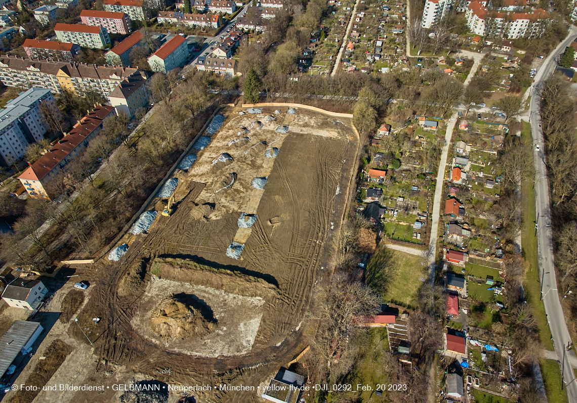 20.02.2023 -  der verschwundene Hachinger Bach in Neuperlach und Berg am Laim